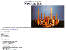 Tablet Screenshot of newkor.com